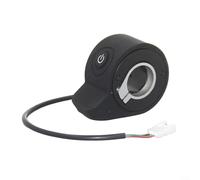 Alanmoship Regolatore di velocità per scooter Navee N40/N30/N20, acceleratore a pulsante singolo con impugnatura ergonomica, parte di ricambio in ABS nero