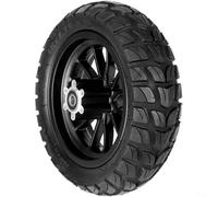 Alanmoship Ruota del mozzo anteriore per scooter elettrico con pneumatico 10x2.75-6.5 compatibile con KUKIRIN M4 Max, costruzione in gomma e lega di alluminio per pendolarismo urbano all'aperto