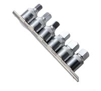 Alanmoship Set di chiavi a bussola quadrate per tappo di scarico dell'olio con attacco da 1/2", struttura in acciaio, 6 misure tra cui 8 mm, 10 mm, 12 mm, 14 mm, 3/8" e 1/2"