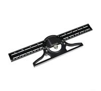 Alanmoship Set di righelli quadrati combinati in lega di alluminio con goniometro, strumento di misurazione scorrevole regolabile per la lavorazione del legno e disegno, 300 mm/500 mm (500 mm)