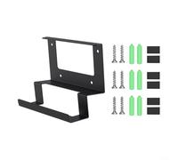 Alanmoship Staffa di montaggio a parete per Starlink per router e alimentatore Gen 3, kit di supporto in metallo 2 in 1, design salvaspazio per casa e ufficio, nero, 1800 x 960 cm