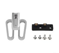 Alanmoship Staffa pieghevole per borsa da bicicletta, per Brompton per DAHON, blocco portapacchi anteriore in lega di alluminio 6061 con rilascio con un clic, supporto stabile, per viaggi pendolari