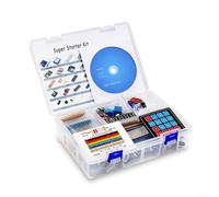 Alanmoship Super Starter Learning Kit per Arduino R3 con per aggiornamento RFID, set di codifica elettronica per studenti principianti, componenti in plastica bianca con tutorial CD