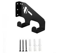 Alanmoship Supporto da parete per motosega, resistente, struttura in ferro con cuscinetti antiscivolo, bordi resistenti ai graffi per garage o capannone sicuro per riporre gli attrezzi