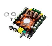 Alanmoship TDA7498E Scheda di Potenza Digitale 2X160W Classe D Stereo BTL220W Audio Con Ventilatore di Controllo della Temperatura Industriale Dissipazione del Calore A Basso Rumore