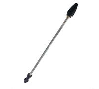 Alanmoship Ugello rotante turbo da 60 cm per idropulitrici Kärcher K2 K3 K4 K5 K6 per idropulitrici K7, detergente ad alta pressione per pulizia patio vialetto auto, nero