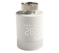 Alanmoship Valvola intelligente TRV programmabile del radiatore per Tuya con la programmazione settimanale, controllo vocale via per Alexa o per Google