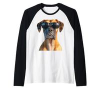 Alano Tedesco Occhiali da Sole Cani da Caccia Gran Danese Maglia con Maniche Raglan