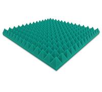 Alanpur - Gommapiuma a piramide, colore: verde/turchese, ca. 49 x 49 x 5 cm
