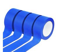 Alaoo 4 Pezzi Nastro per Mascheratura Standard, 48mmx50M Nastro in Carta per Mascheratura, Resistente ai Raggi UV, Adesione Affidabile e Facile da Rimuovere, Adatto per Pittura, Ristrutturazione e DIY