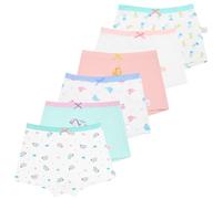 Alaoo Bambina Mutande Mutandine,6 Pezzi Boxer Bambina Intimo Mutande, Biancheria Intima dei Cartoni Animati per Bambini, Morbido e Confortevole, Adatto a bambine dai 2 ai 3 anni(C-140 Iarde-8-9anni)
