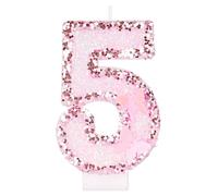 Alaoo Candele di Compleanno, Farfalla Candele per Torta di 5° Compleanno | con Farfalla Candele Decorazione di Topper Torta, Candele per Torte, Decorazioni per Feste, Adatto a Ragazzi e Ragazze