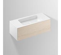 Alape Folio mobile con lavabo, 1 scomparto estraibile, 5156516000, WP.Folio4 Folio [Mobili da Bagno > Mobili con Lavabo Integrato]