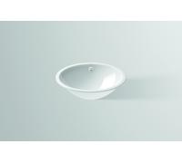 Alape lavabo à encastrer EB.O525, ovale L : 525mm H : 150mm P : 425mm, blanc, 2101000000, 2101000000
