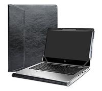Alapmk PU Custodia Protettiva per 13.3" HP EliteBook 830 G5 G6/EliteBook 735 G5 G6 & HP ProBook 430 G6 G7 Laptop(Warning:Not Fit EliteBook 830 G4/G3 & ProBook 430 G5/G4/G3),Nero