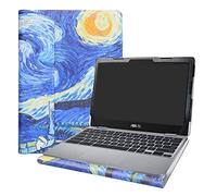 Alapmk Specialmente Progettato PU Custodia Protettiva in Pelle per 11.6" ASUS Chromebook C223NA Notebook(Non compatibili con: ASUS Chromebook C223NA),Starry Night