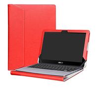 Alapmk Specialmente Progettato PU Custodia Protettiva in Pelle per 11.6" ASUS VivoBook Flip 12 TP203NA TP203NA-BP038T TP203NA-BP051T Series Notebook,Rosso