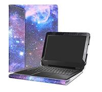 Alapmk Specialmente Progettato PU Custodia Protettiva in Pelle per 11.6" Lenovo N24 Windows & Lenovo N23 Windows/Lenovo 300e Windows Series Notebook,Galaxy