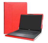 Alapmk Specialmente Progettato PU Custodia Protettiva in Pelle per 14" dell Latitude 14 7490 7480 Series Notebook,Rosso