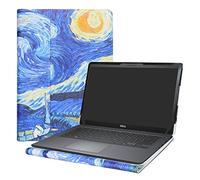 Alapmk Specialmente Progettato PU Custodia Protettiva in Pelle per 14" dell Latitude 14 7490 7480 Series Notebook,Starry Night
