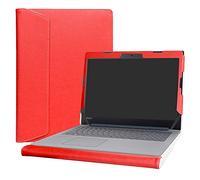 Alapmk Specialmente Progettato PU Custodia Protettiva in Pelle per 14" Lenovo ideapad 130 14 130-14IKB Notebook (Non compatibili con: ideapad 130s 15/120s/320/330/330s/530s/520/110/110s Series),Rosso
