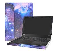 Alapmk Specialmente Progettato PU Custodia Protettiva in Pelle per 14" Lenovo ThinkPad L470 L460 L450/ThinkPad T470p T460p T460 T450(Noti Fit: thinkpad T480 T480s T470 T470s T460s),Galaxy