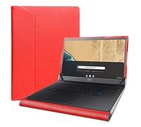 Alapmk Specialmente Progettato PU Custodia Protettiva in Pelle per 15.6" Acer Chromebook 715 CB715 Series Laptop(Non compatibili con:Acer CHROMEBOOK 315/Chromebook 15 CB515-1HT CB315-1HT),Rosso