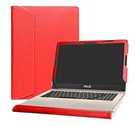 Alapmk Specialmente Progettato PU Custodia Protettiva in Pelle per 15.6" ASUS VivoBook PRO 15 N580VD M580VD N580VN Series Notebook (Non compatibili con: ASUS ZenBook PRO 15 UX580GE),Rosso