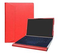 Alapmk Specialmente Progettato PU Custodia Protettiva in Pelle per 15.6" ASUS ZenBook 15 UX533FD(Non compatibili con: ASUS ZenBook UX430UA UX410UA UX431FA),Rosso