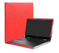 Alapmk Specialmente Progettato PU Custodia Protettiva in Pelle per 15.6" HP Envy x360 15 15-bpXXX 15m-bpXXX / 15m-bqXXX 15-bqXXX Series Notebook,Rosso