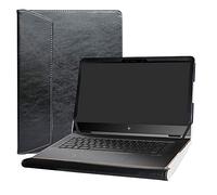 Alapmk Specialmente Progettato PU Custodia Protettiva in Pelle per 15.6" HP Spectre x360 15 15-apXXX Series Notebook (Non compatibili con: Spectre x360 15 15-blXXX 15-chXXX Series),Nero