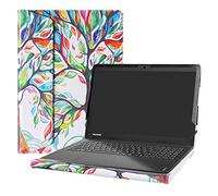 Alapmk Specialmente Progettato PU Custodia Protettiva in Pelle per 15.6" Lenovo IdeaPad 110 15 110-15IBR 110-15ACL 110-15ISK & IdeaPad 100 15 100-15IBD (Noti Fit: IdeaPad 110/100 14&13.3),Love Tree