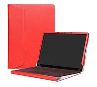 Alapmk Specialmente Progettato PU Custodia Protettiva per 13.5" Microsoft Surface Laptop & Surface Laptop 2 2018 & Surface Laptop 3 2019(Not Fit Surface Laptop 3 15 inch & Surface Book),Rosso