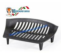 Alare,porta legna,braciere,cavalletto ghisa ant.38 post.27 prof.28 h Cm LB-PL33 [EEK: A+]