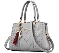 ALARION - Borsa a tracolla da donna, (1-light Grey), Medium