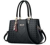 ALARION - Borsa a tracolla da donna, design a tracolla, 5-nero, Medium