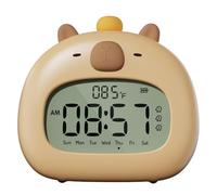 Alarm Clock for Kids - Capybara Night Light Clock, Digital Alarm Timer for Boys and Girls | Adjustable Soft Lighting for Bedroom, Sleep Routine Helper, Cute Capybara Decor, Easy Opration, Gift Idea