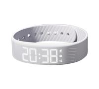 Alarm Watch, Silent Vibrating Digital Wristband Clock with Adjustable Strap, IP65 Waterproof, Smart Travel Timer for Heavy Sleepers School Outdoor Sports Men Women Kids Birthday Gift Idea, 5x1.8cm