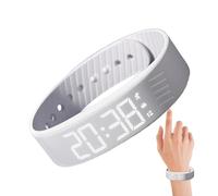 Alarm Watch - Vibrating Alarm Wristband | Smart Wristband Alarms | Waterproof Vibrating Clock Digital Watch | Silent Adjustable Smartwatch Clock For Travel School Sports Outdoor Women Men Kids Heavy S