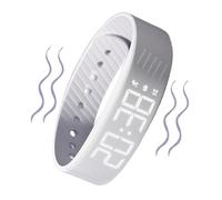 Alarm Watch, Vibrating Digital Wrist Alarm Clock, Silent Adjustable Smartwatch Band for Travel, School, Outdoor Sports, Heavy Sleepers, Women, Men, Kids, Birthdays, and Everyday Use