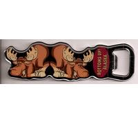 Alaska BOTTOMS UP Moose Bottle Opener w/magnet on backside