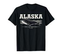 Alaska Bowhead Whale Vintage Alaskan Souvenir Maglietta