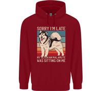 Alaska Cane Sorry I'M Late Bambini Felpa con Cappuccio