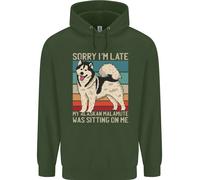 Alaska Cane Sorry I'M Late Bambini Felpa con Cappuccio