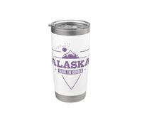 Alaska Condividi The Wonder State USA Bicchiere termico in acciaio inox doppia parete