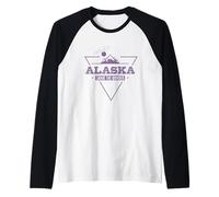 Alaska Condividi The Wonder State USA Maglia con Maniche Raglan