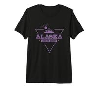 Alaska Condividi The Wonder State USA Maglietta Premium