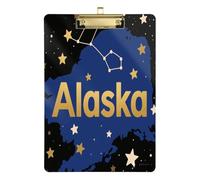 Alaska Constellation - Portablocco impermeabile formato A4, trasparente, per insegnanti, formato 9 x 12