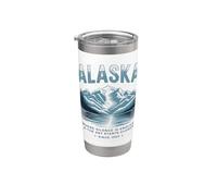 Alaska Dove il Silenzio è Infinito e il Cielo è Più Vicino Bicchiere termico in acciaio inox doppia parete