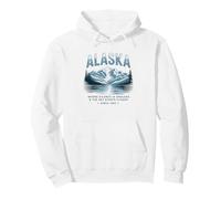 Alaska Dove Il Silenzio è Infinito e Il Cielo è più Vicino Felpa con Cappuccio